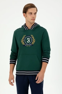 Erkek Koyu Yeşil Sweatshirt 50290758-VR079
